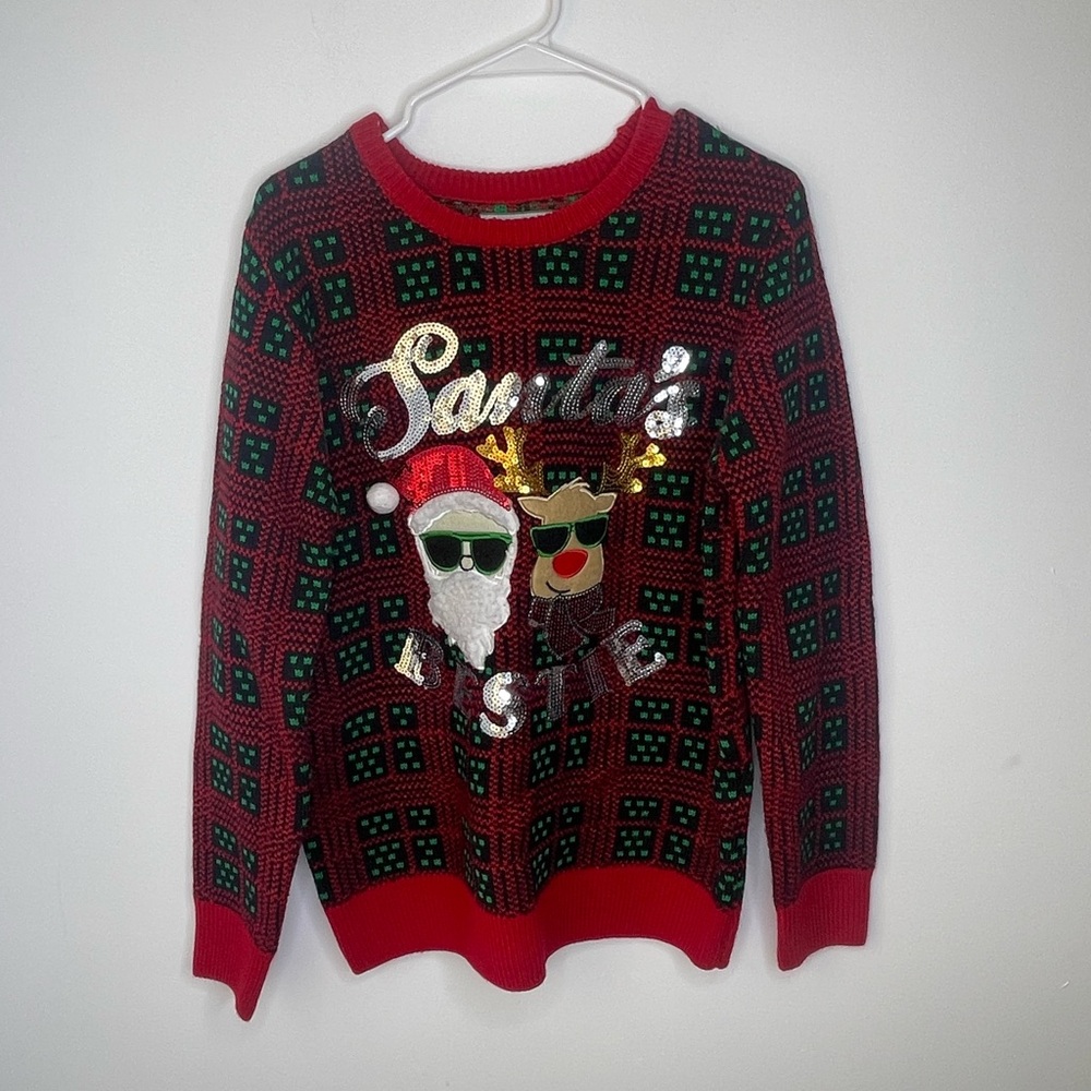 Santa's Bestie Festive Sweater
